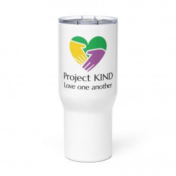 Project Kind Travel mug with a handle